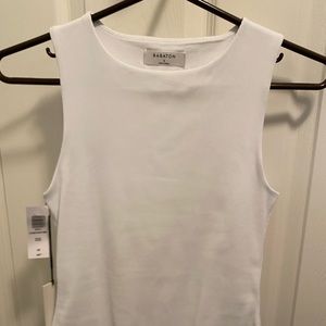 Aritzia contour ribbed muscle shirt bodysuit